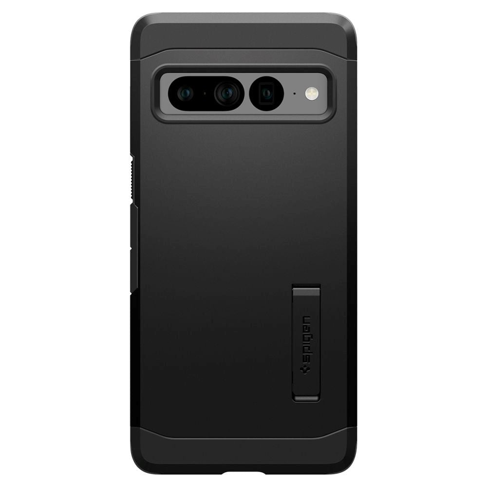 Google Pixel 7 Pro Spigen Tough Armor Case m. Stativ - Svart