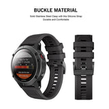 Universal Garmin 26 mm QuickFit-stropp Tech-Protect Smooth Strap - Svart