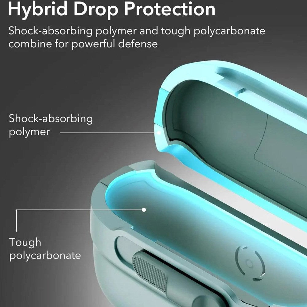 AirPods Pro (1. og 2. generasjon) ESR HaloLock Pulse-deksel - MagSafe-kompatibel - Grønn