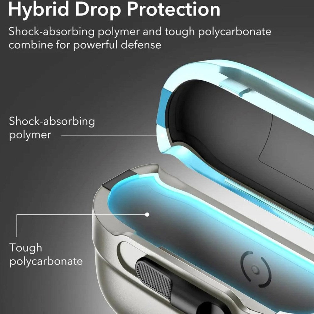 AirPods Pro (1. & 2. Gen.) ESR HaloLock Pulse Case - MagSafe Kompatibel - Grå