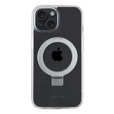iPhone 15 Mobile Origin RingMag fleksibelt plastdeksel - gjennomsiktig