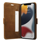 iPhone 13 Pro dbramante1928 Copenhagen Slim Leather Flip Cover m. Lommebok - Tan