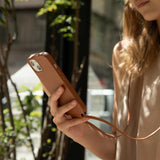 Native Union ekte skinnseil for CLIC Pop / CLIC Classic - Stropp for mobil - Brun