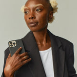 iPhone 13 Pro Max Trunk Bakdeksel i ekte skinn - brun