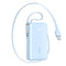 Joyroom JR-PR2 PowerBank m. 2x USB-C Kabel - 35W / 10.000 mAh - Lyseblå