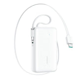 Joyroom JR-PR2L PowerBank m. USB-C Kabel & Lightning Kabel - 35W / 10.000 mAh - Hvid