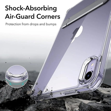 iPad Mini (2024 / 2021) ESR Hybrid Cover m. Ståfunktion - Gennemsigtig / Grå