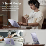 iPad Mini (2024 / 2021) ESR Hybrid Cover m. Ståfunktion - Gennemsigtig / Grå