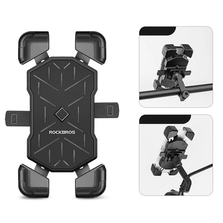 Rockbros Mobilholder til Cykelstyr - Sort