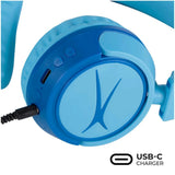 Altec Lansing 2-i-1 Trådløs / m. Ledning Headset til Børn - On-Ear Design - Blå