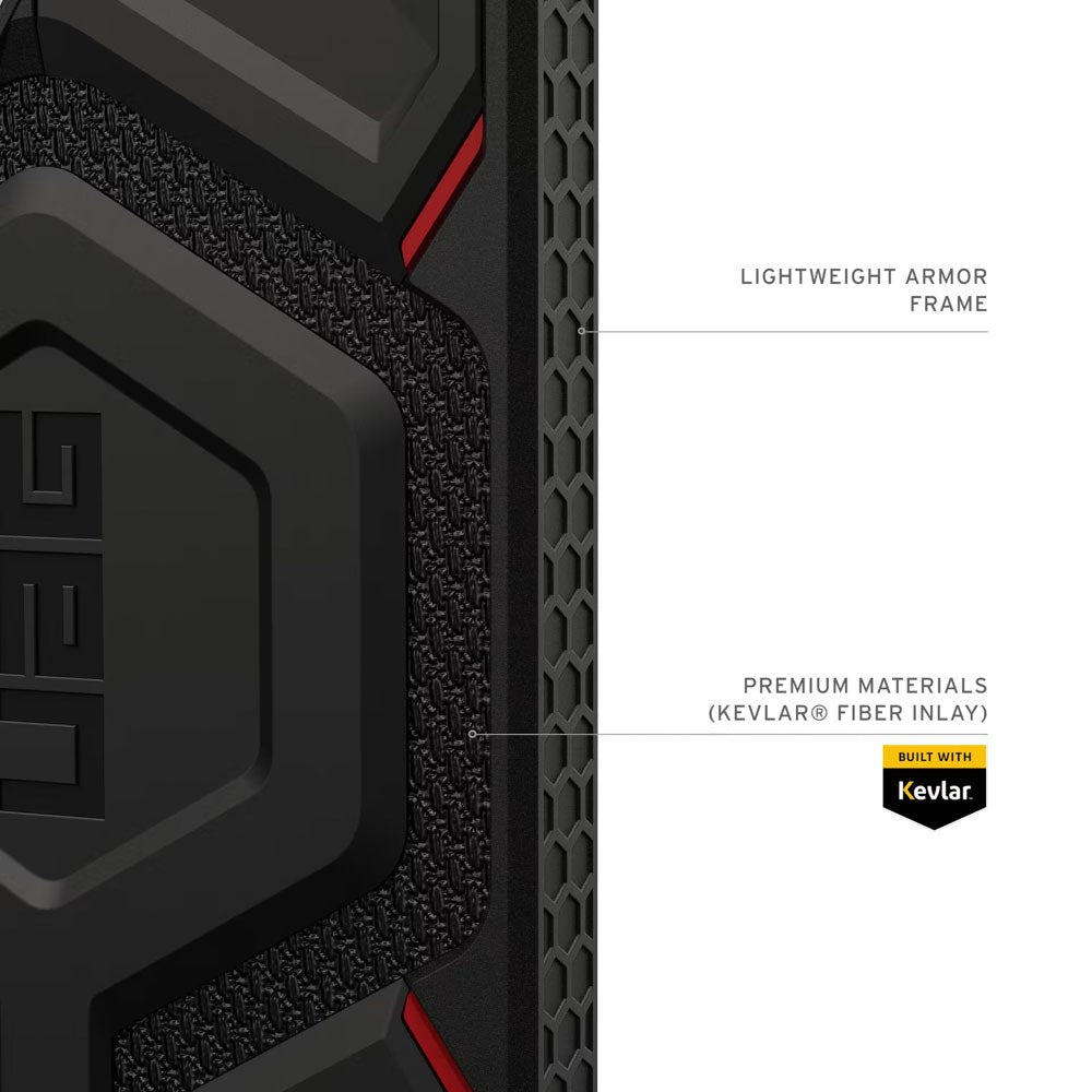 UAG Samsung Galaxy S26 Ultra Monarch Pro Kevlar Hybrid Bagside Cover - MagSafe Kompatibel - Sort