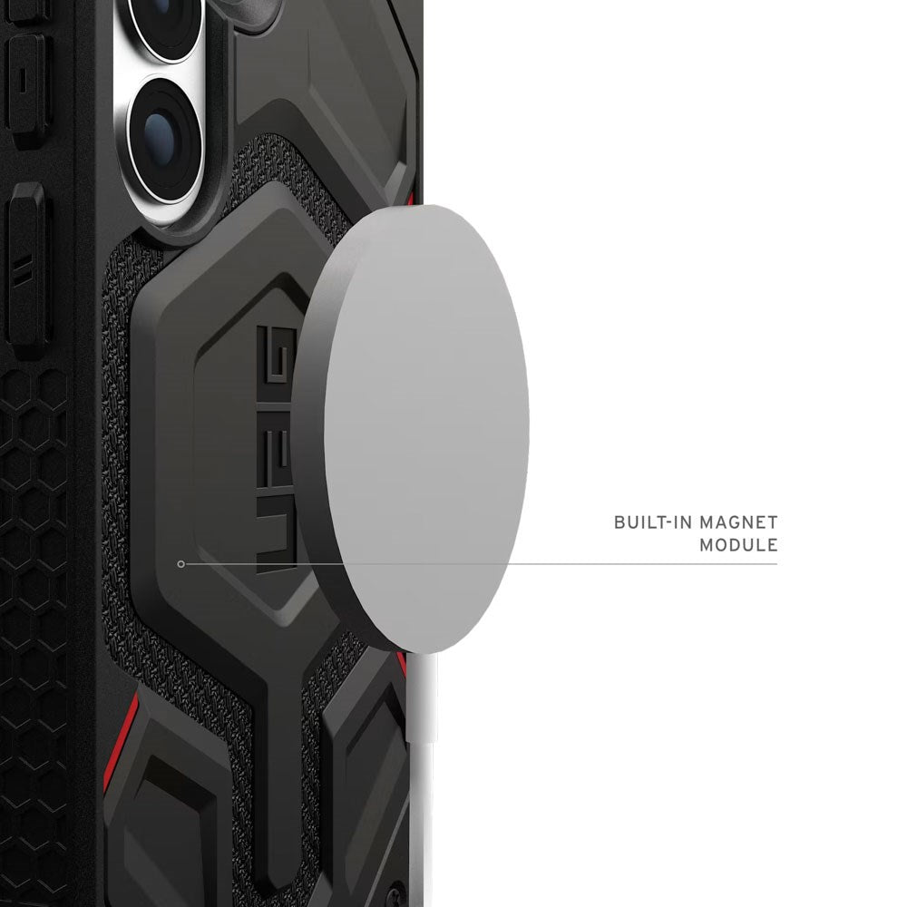 UAG Samsung Galaxy S26+ (Plus) Monarch Pro Kevlar Hybrid Bagside Cover - MagSafe Kompatibel - Sort