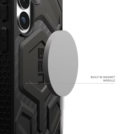 UAG Samsung Galaxy S26+ (Plus) Monarch Pro Carbon Hybrid Bagside Cover - MagSafe Kompatibel - Sort