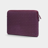 Trunk Neopren Sleeve til Bærbar PC 13" (30.5 x 22 x 2 cm) - Wine Red Rhombe