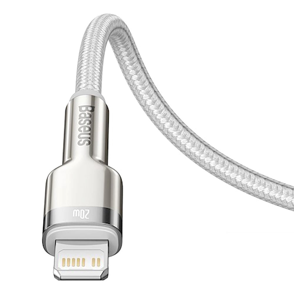 Baseus Cafule Kabel USB-C til Lightning PD 20W - 2m - Hvit