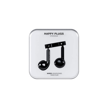 Happy Plugs Kablet Høretelefoner m. USB-C - In-Ear - Sort