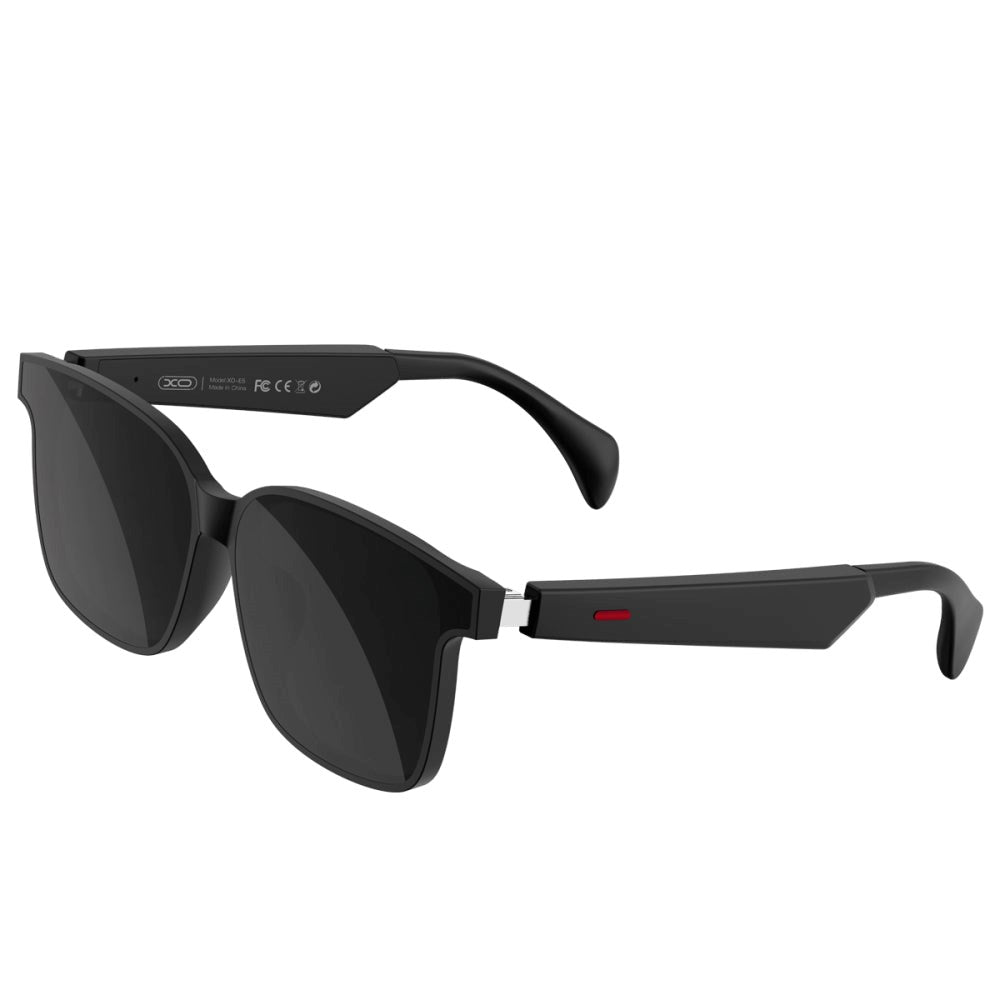 XO E5 Bluetooth Solbriller UV400 Nylon m. Højtaler & Mikrofon - Sort