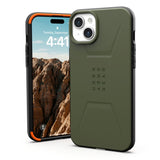 iPhone 15 Plus UAG CIVILIAN Series Bakdeksel - MagSafe-kompatibel - Oliven