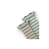 Apple Watch (42/44/SE/45/46/49 mm) UNIQ Revix vendbar klokkerem Magnetisk - Sage / Beige