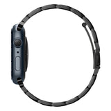 Apple Watch (38/40/SE/41/42 mm) Spigen Modern Fit Band - Stram i rustfritt stål inkl. Pinner - Svart