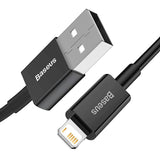 Baseus Superior Series 1m USB-A til Lightning-kabel - Svart