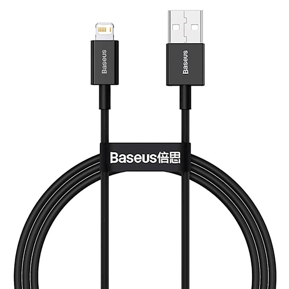 Baseus Superior Series 1m USB-A til Lightning-kabel - Svart