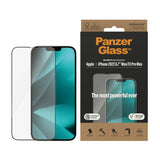 iPhone 14 Plus / 13 Pro Max PanzerGlass AntiBacterial Ultra-Wide Fit skjermbeskytter - EasyAligner - Diamantstyrke - Gjennomsiktig