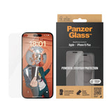 iPhone 15 Plus PanzerGlass Classic Fit skjermbeskytter - Platinum Styrke - Gjennomsiktig