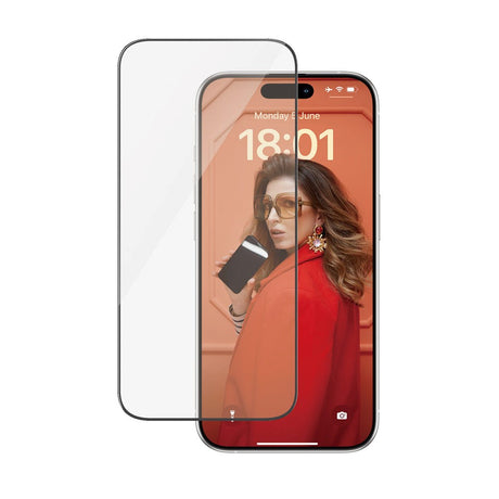 iPhone 15 Pro PanzerGlass Ultra Wide Fit Beskyttende glass m. EasyAligner - Diamantstyrke - Gjennomsiktig