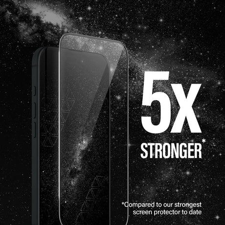 iPhone 16 PanzerGlass Ultra Wide Fit Keramisk Beskyttende glass m. EasyAligner - Black Edge