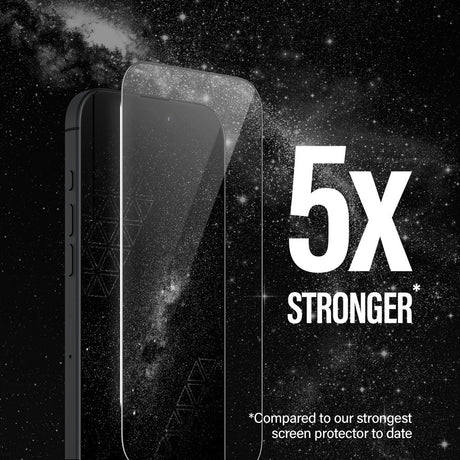 iPhone 16 Pro PanzerGlass Ultra Wide Fit Keramisk Beskyttende glass m. EasyAligner - Black Edge