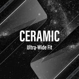 iPhone 16 Pro PanzerGlass Ultra Wide Fit Keramisk Beskyttende glass m. EasyAligner - Black Edge