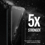 iPhone 15 Plus / 16 Plus PanzerGlass Ultra Wide Fit Ceramic Beskyttelsesglas m. EasyAligner - Sort Kant