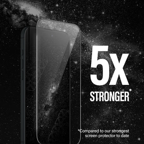 iPhone 16 Plus PanzerGlass Ultra Wide Fit Keramisk Beskyttende glass m. EasyAligner - Black Edge