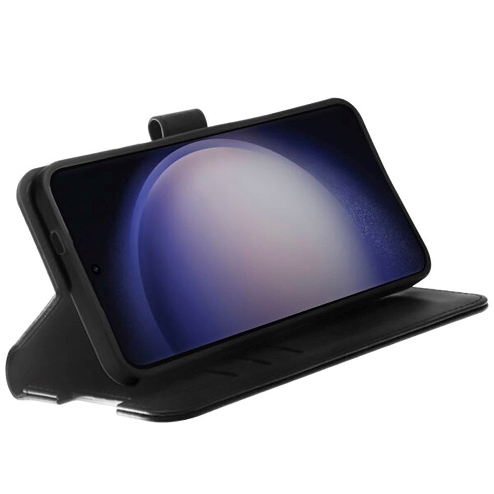 Samsung Galaxy S24 Vivanco Classic Wallet Flip Cover m. Kortholder - Sort