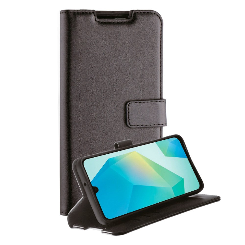 Vivanco Classic Wallet Flip Cover m. Lommebok - Samsung Galaxy A16 - Svart