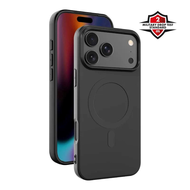 iPhone 18 Pro / 17 Pro X2O Mag Color Bagside Cover - MagSafe Kompatibel - Sort