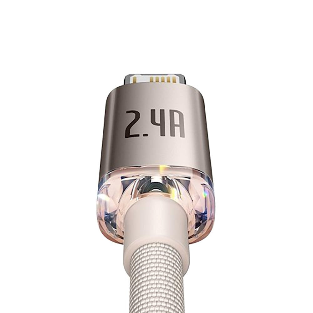 Baseus Crystal Shine Cable Lightning 12W - 2m - Rosa
