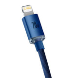 Baseus Crystal Shine Kabel USB-C til Lightning PD 20W - 2m - Blå