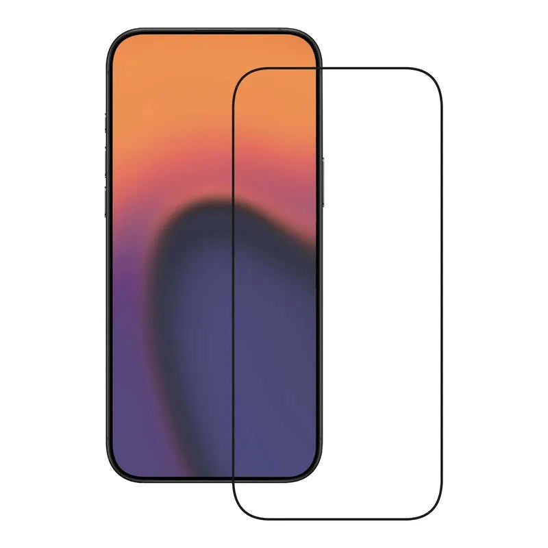 X2O iPhone 18 Pro / 17 Pro / 16 Pro Hærdet Glas Skærmbeskyttelse - Gennemsigtig / Sort Kant