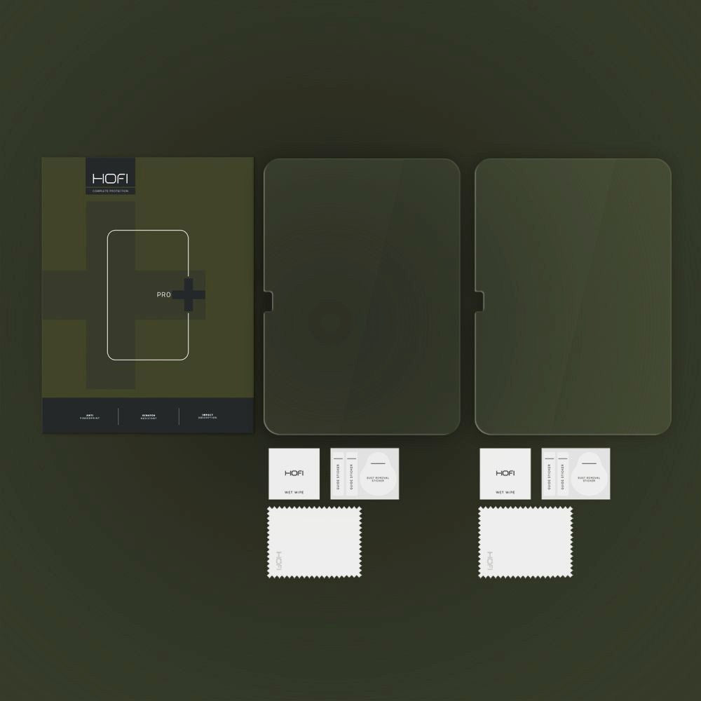 HOFI Glass Pro+ 2-paks skjermbeskytter for iPad 11" (2025) / iPad 10.9" (10. generasjon, 2022/2024) - Gjennomsiktig