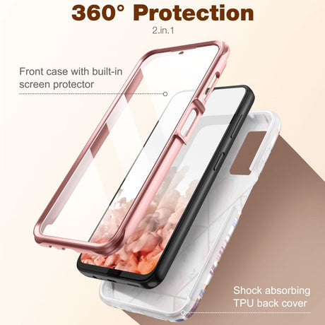 Samsung Galaxy A14 (5G) Tech-Protect Velar-bakdeksel m. Skjermbeskytter - Marmor