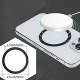 Tech-Protect Magnetisk Ring - MagSafe-kompatibel - 2 Pack - Svart / Sølv