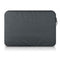 Tech-Protect Stof Laptop Sleeve 13-15" m. Ekstra Lomme (33 x 24 cm) - Mørkegrå