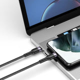 Tech-Protect Ultraboost USB-C til USB-C-kabel PD60W/3A 2m - Svart