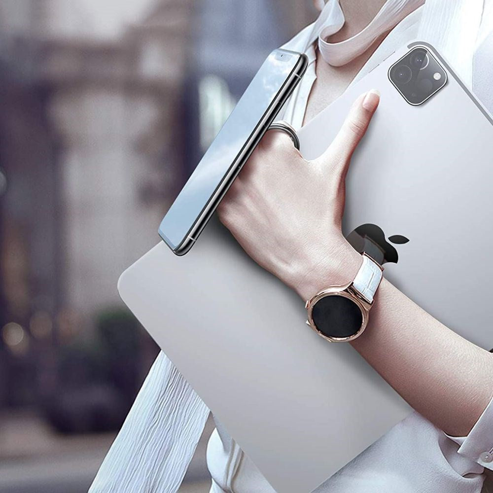 Smartphone Finger Ring fra Tech-Protect w. 3M-klistremerke - Magnetisk - Blomsterose