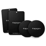 Spigen MP-4P metallplater for magnetisk bilholder x 4 - Svart