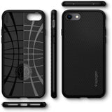 SPIGEN Liquid Armor Cover iPhone SE (2022/2020)/8/7 - Svart
