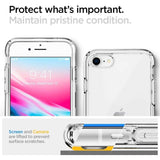 iPhone SE (2022 / 2020) / 8 / 7 Spigen Ultra Hybrid Cover - Gennemsigtig