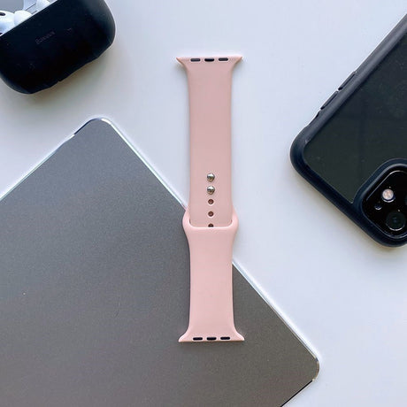Apple Watch (38/40/SE/41/42 mm) Tech-Protect Icon Band Silikonstropp - Rosa